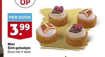 Hoogvliet Mini Sint-gebakjes 4 stuks aanbieding