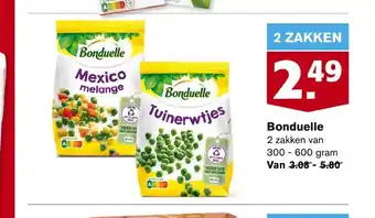 Hoogvliet Bonduelle 2 zakken van 300 - 600 gram aanbieding