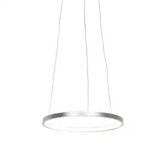 Lampenlicht.nl Moderne ring hanglamp zilver 40 cm incl. led - anella aanbieding