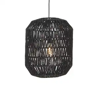 Lampenlicht.nl Retro hanglamp zwart 40 cm - lina hive aanbieding