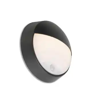 Lampenlicht.nl Buitenwandlamp zwart incl. led met bewegingssensor ip54 - hortus aanbieding