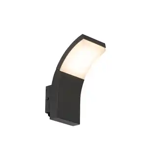 Lampenlicht.nl Moderne buitenwandlamp antraciet incl. led ip54 - litt aanbieding