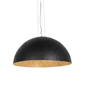 Lampenlicht.nl Industriële hanglamp zwart met goud 70 cm - magna aanbieding