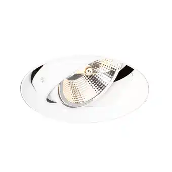 Lampenlicht.nl Moderne inbouwspot wit gu10 ar111 rond trimless - oneon aanbieding