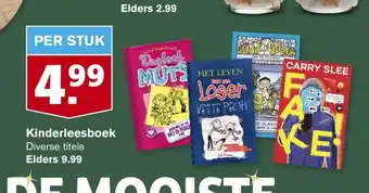 Hoogvliet Kinderleesboek aanbieding