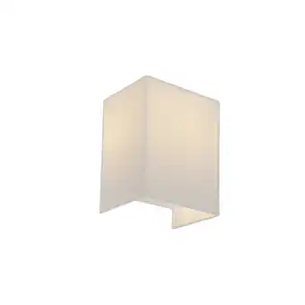 Lampenlicht.nl Moderne wandlamp jute wit - vete aanbieding