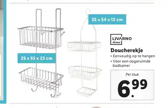 Lidl Livarno home Doucherekje aanbieding