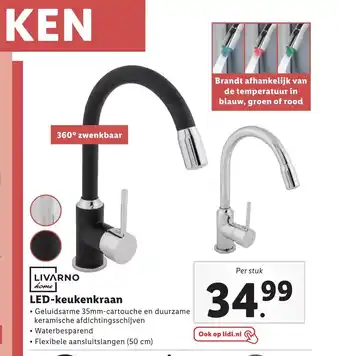 Lidl LED-keukenkraan aanbieding