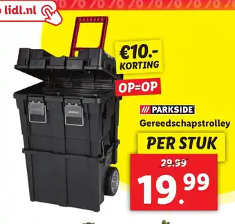 Lidl Parkside Gereedschapstrolley aanbieding