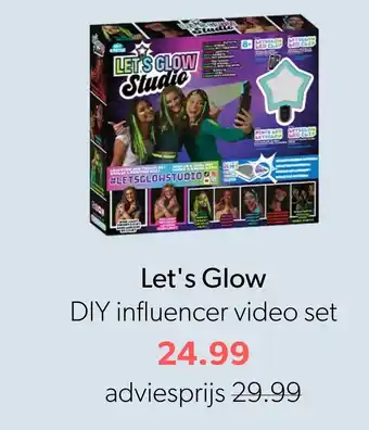 Wehkamp Let's glow diy influencer video set aanbieding