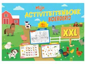 Lidl Xxl activiteitenboek met 28 pagina&aposs (boerderij) aanbieding