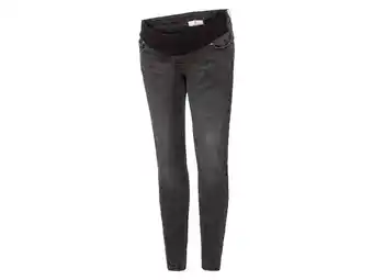 Lidl Bellybutton dames zwangerschapsjeans slim fit (44, grijs) aanbieding