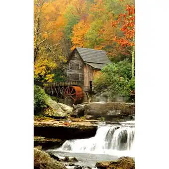 Blokker Dimex grist mill vlies fotobehang 150x250cm 2-banen aanbieding