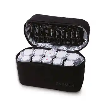 Blokker Carmen c2010 - travel set krulset - 10 rollers - dual voltage aanbieding