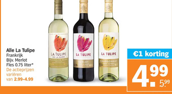 Albert Heijn Alle la tulipe aanbieding