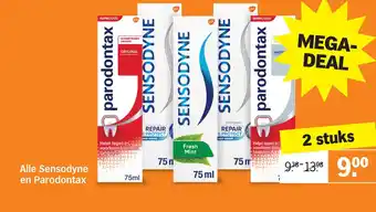 Albert Heijn Alle sensodyne en parodontax aanbieding