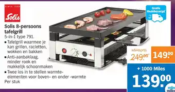 Albert Heijn Solis 8-persoons tafelgrill aanbieding