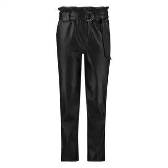 Kixx Online Ai&ko meisjes leatherlook broek pamilla zwart aanbieding