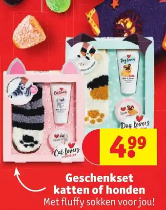 Kruidvat Geschenkset katten of honden aanbieding