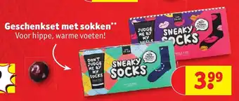 Kruidvat Geschenkset met sokken aanbieding