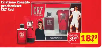 Kruidvat Cristiano Ronaldo geschenkset CR7 Red aanbieding