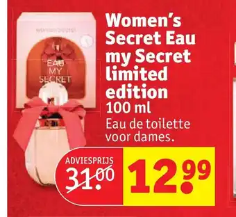 Kruidvat Women's Secret Eau my Secret limited edition 100 ml aanbieding