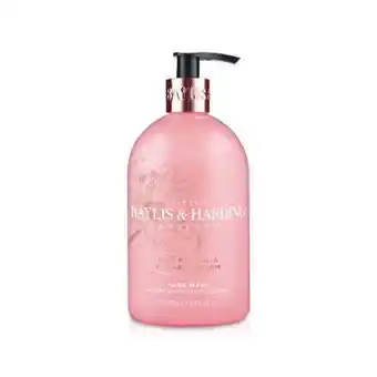 Vitamins Baylis & harding hand wash pink magnolia & pear blossom 500 vloeistof aanbieding