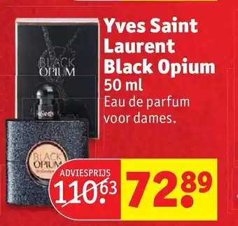 Kruidvat Yves Saint Laurent Black Opium 50 ml aanbieding