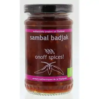 Vitamins Onoff sambal badjak bio 110 gram aanbieding