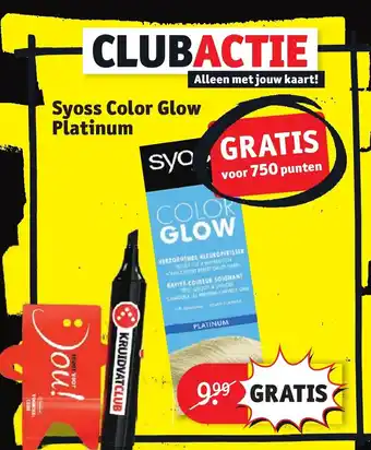 Kruidvat Syoss Color Glow Platinum aanbieding