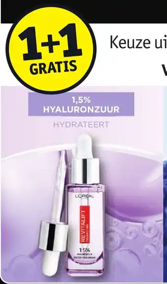 Kruidvat 1,5% Hyaluronzuur 1+1 gratis aanbieding