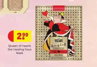 Kruidvat Queen of Hearts Gel Heating Face Mask aanbieding