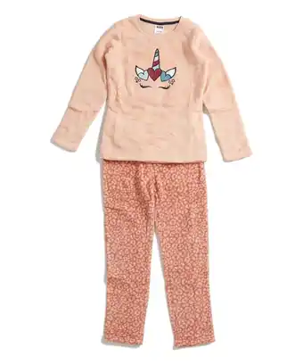 terStal Meisjes pyjama set coral fleece roze in maat aanbieding