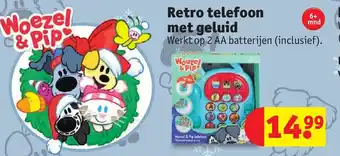 Kruidvat Retro telefoon met geluid aanbieding