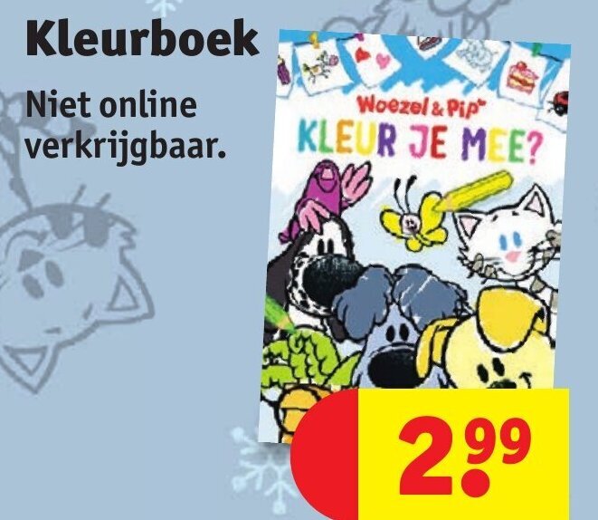 Kleurboek aanbieding bij Kruidvat