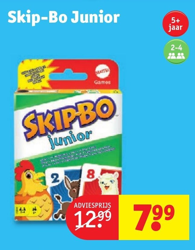 SkipBo Junior aanbieding bij Kruidvat