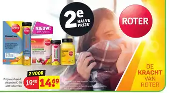 Kruidvat Vitamine C-70 400 tabletten aanbieding