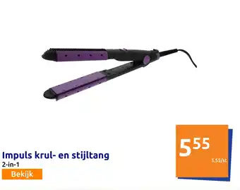 Action Impuls krul- en stijltang aanbieding