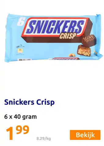 Action Snickers Crisp aanbieding