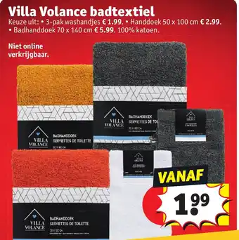 Kruidvat Villa Volance badtextiel aanbieding