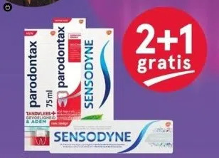 Sensodyne en parodontax aanbieding bij Etos