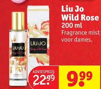 Kruidvat Liu jo wild rose aanbieding