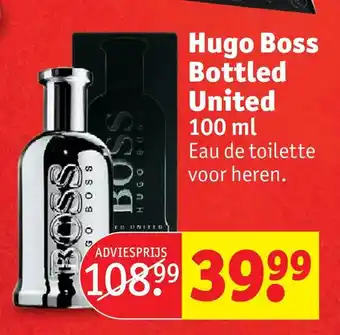 Kruidvat Hugo boss bottled united aanbieding