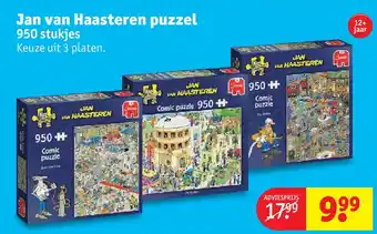 Kruidvat Jan van haasteren puzzel aanbieding