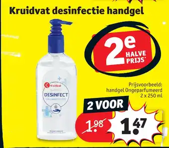 Kruidvat Kruidvat desinfectie handgel aanbieding