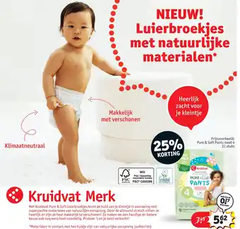 Kruidvat Luiers aanbieding