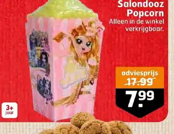 Trekpleister Salondooz Popcorn aanbieding