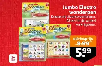 Trekpleister Jumbo Electro wonderpen aanbieding