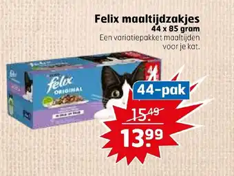 Trekpleister Felix maaltijdzakjes 44 x 85 gram aanbieding