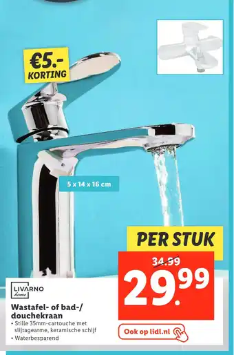 Lidl Livarno home | wastafel- of bad-/ douchekraan aanbieding